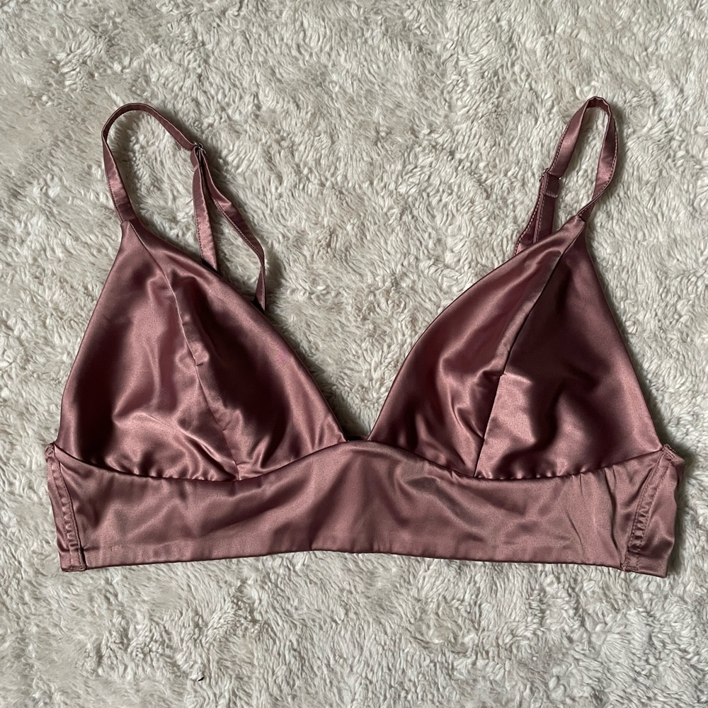 Parade Satin Bralette | M